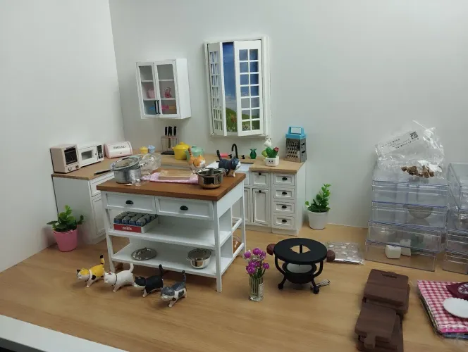 Mini Cozinha com mais de 100 peças