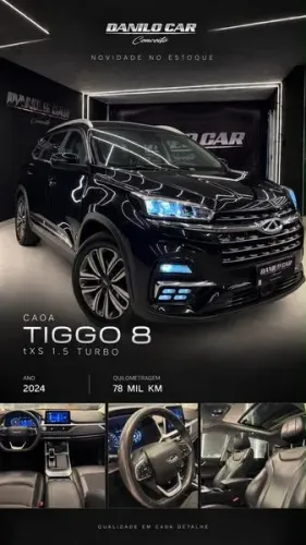 Chery Tiggo 8 TXS 1.6 Turbo Tgdi AUT 2024