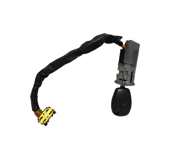 Cilindro de Ignição C/ Chave Renault Clio Kangoo 1999 a 2012 Original C/ Miolo e Comutador