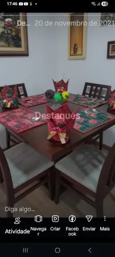 Mesa madeira 4 lugares
