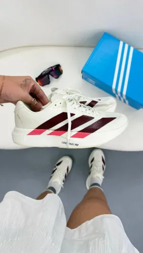Adidas Evo SL branco e Bordô 
