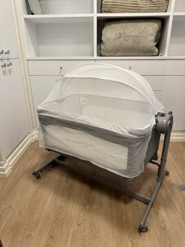 Berço Chicco Next2meMagicCool Grey