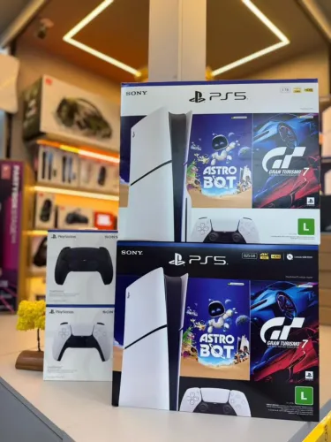 PLAYSTATION 5 MÍDIA DIGITAL 2 JOGOS<br>R$4099,00 NOVO LACRADO