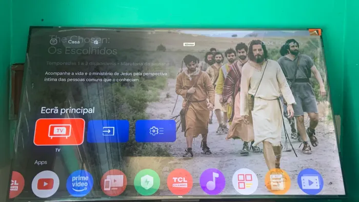 TV SMART TCL 55? POLEGADAS 4K BORDA INFINITA SEMI NOVA 