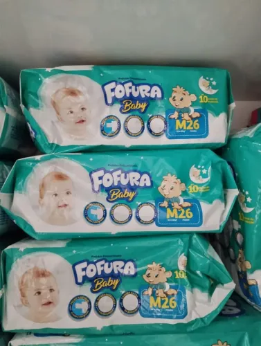 Fralda fofura tamanho m