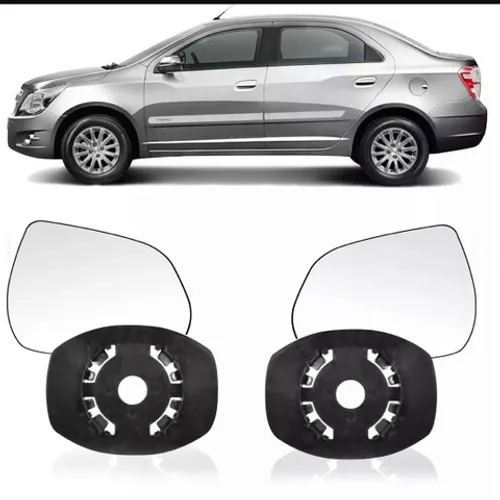  Lente Espelho C/ Base Retrovisor Cobalt 2012 2013 2014 Produto Novo 