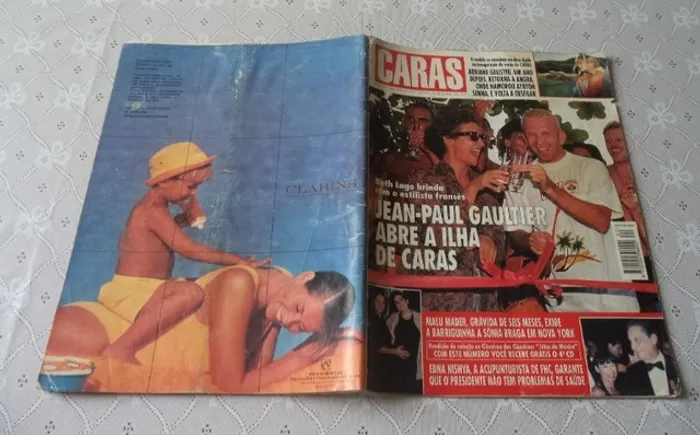 Revista Caras 13 Janeiro 1995. Capa Beth Lago E Jean Paul Gaultier. Para Colecionadores