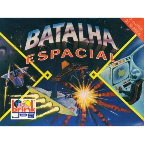Batalha Espacial Brink Jog - Brinquedo antigo anos 80 Batalha Naval