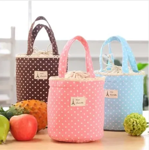 Mini Bolsa Térmica Bolinha Poá 