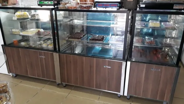 Confeitaria estufa 60cm Inox