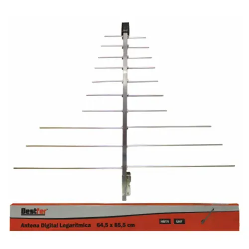 Antena Digital Logaritica 20 Elementos Bestfer Bfh1487
