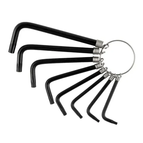 Chaves Torx T8 T9 T10 T15 T20 T25 T27 T30 Na Argola 8 Peças