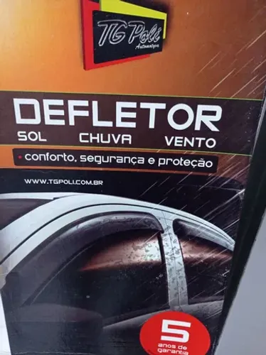 Calha de chuva TG-POLI p/uno prêmio Elba 4 portas ano 85/10 instalada 