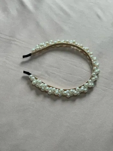 Linda tiara de pérolas (noivas)