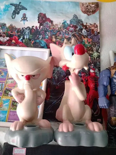 Bonecos Pinky e o Cérebro