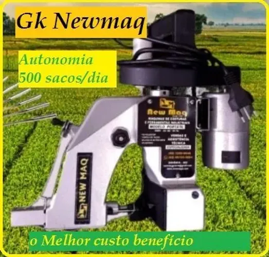 Máquina de costurar sacaria oroginal newmaq