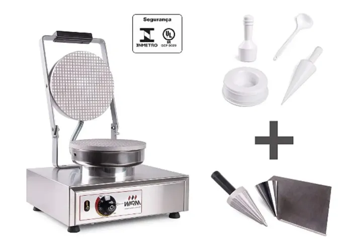 Máquina de Casquinha - Combo Big Kone + 1 RolerKone