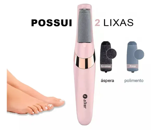 Aparelho Elétrico de Pedicure c/ 2 Lixas - Pés Macios