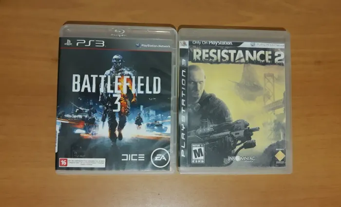 Battlefield 3 e Resistance 2 PS3 - Jogo Completo