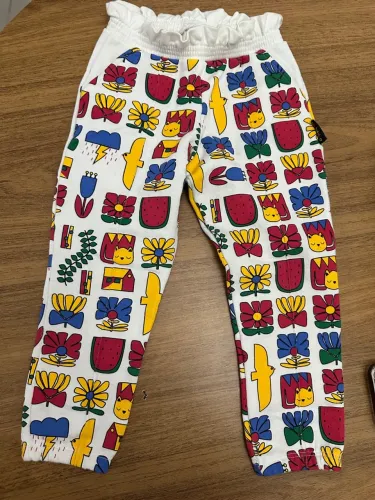 Calça moletom Infantil Estampada Colorida básico