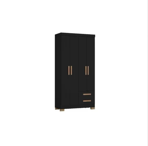 Guarda Roupa Solteiro Preto