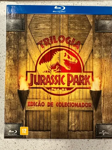 Box Blu-Ray: Trilogia Jurassic Park (Edição de Colecionador)