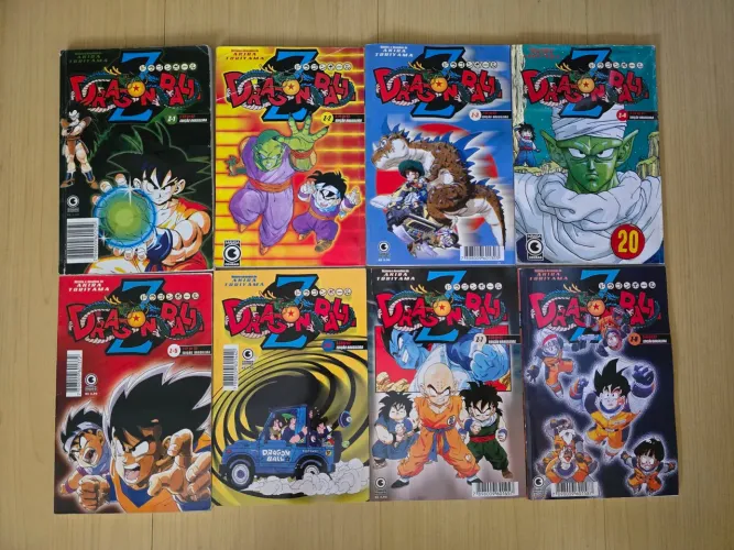 Mangá Dragon Ball Z Saga Saiyajin Completa Primeira Edição Brasileira