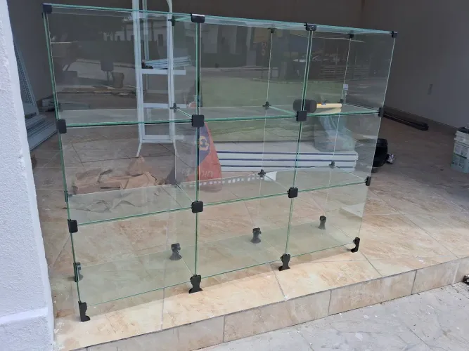 Vitrine balcão para lojas