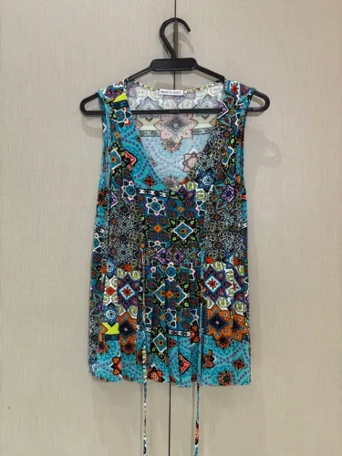 Blusa Floral Azul - Fashion Bar