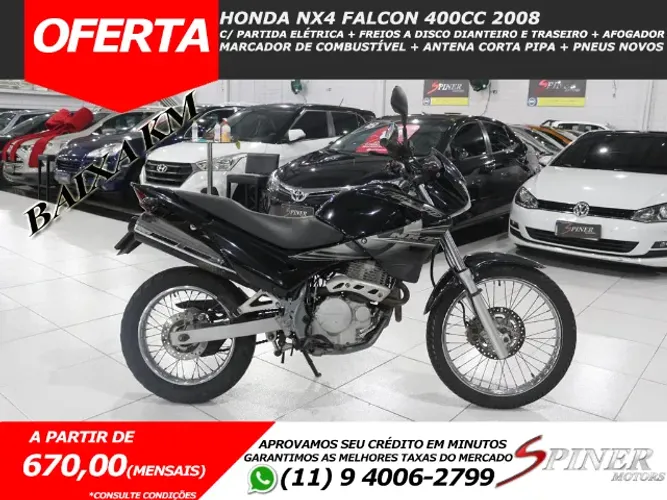 Honda NX4 Falcon 400cc Baixíssima KM