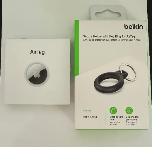 Apple Airtag / Air Tag Original Com Chaveiro Belkin Original