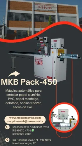 Embaladora Flow Pack MKB Pack-450