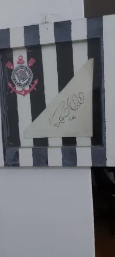 Autografo do ronaldo em guardanapo 2002