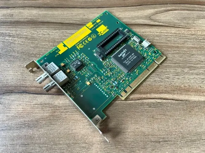 Placa De Rede 3com 3c900b-fl-st Pci Fibra Óptica 10mbps