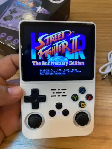 Novo Console R36s Jogos De Vídeo Game Portáteis Portatil 15 Mil Jogos 2025