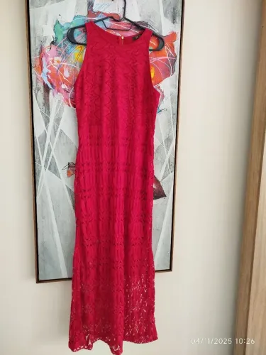 Vestido vermelho longo 