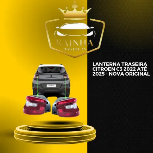 Lanterna Traseira Citroen C3 2022 até 2025 - Nova Original