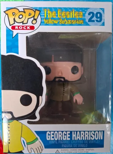 Funko Pop 29: George Harrison Yellow Submarine The Beatles na caixa