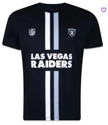 Camiseta Original New Era NFL Las Vegas Raiders Core - Tamanho M
