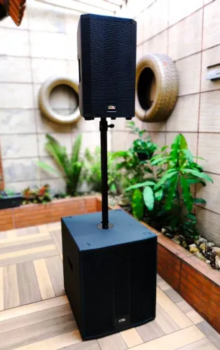 Torre de som Focus 1015 soundking 3800W de potência!