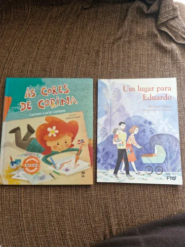 Livros infantis: As Cores de Corina e Um lugar para Eduardo