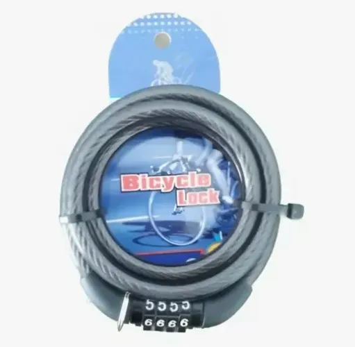 Cadeado Em Espiral Com Senha - Bike