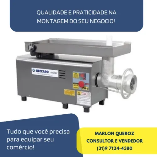 Moedor de Carne Beccaro boca 22 Profissional