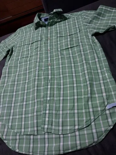 Camisa Xadrez Verde Tommy Hilfiger