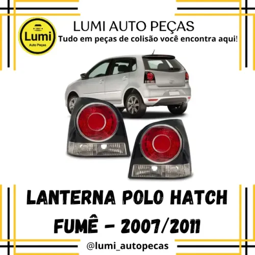 Lanterna Polo Hatch Fumê 07/11 - NOVO 