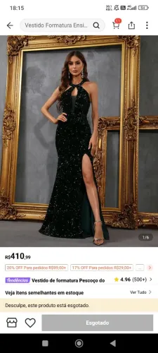 Vestido de festa/formatura 