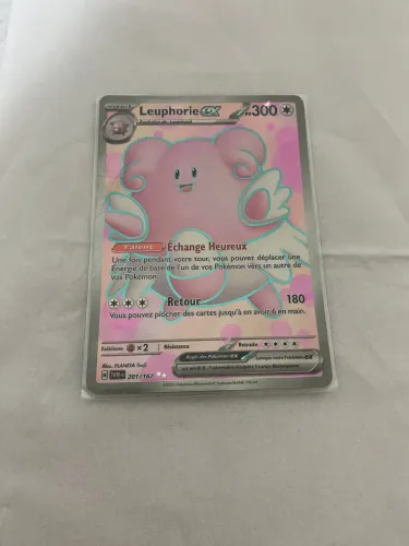 Carta Pokémon Blissey EX em francês
