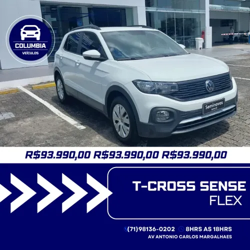 Volkswagen T-Cross Sense 1.0 TSI Flex 5P Aut. 2022