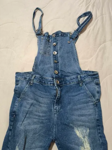 Macacão Jeans Feminino