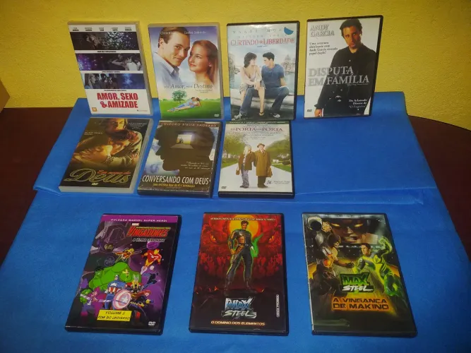 Lote DVDs originais, Filmes, Infantis, etc.